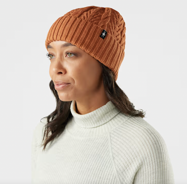Smartwool - Cable Knit Beanie in Terracotta