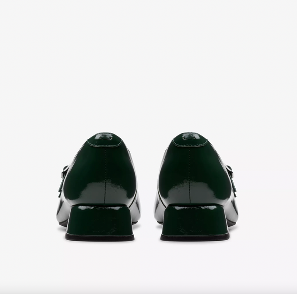 Clarks - Patent Mary Jane Heel in Forest