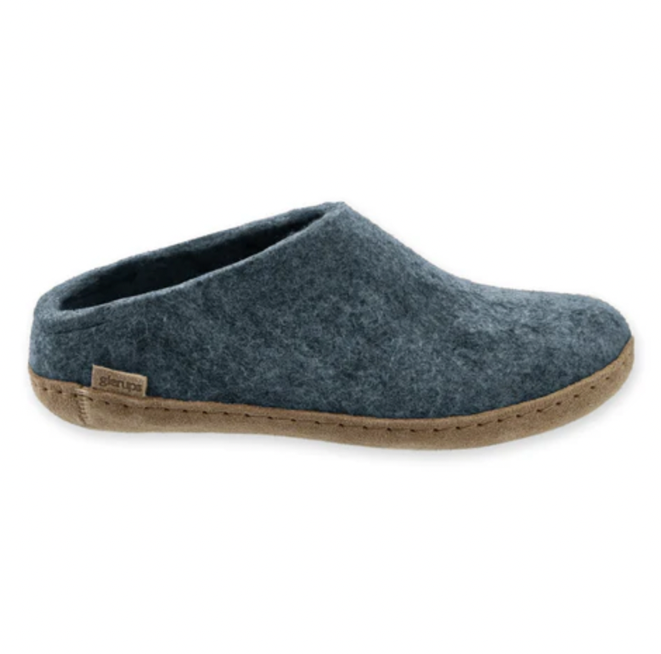 Glerups - Denim Open Heel Leather Sole
