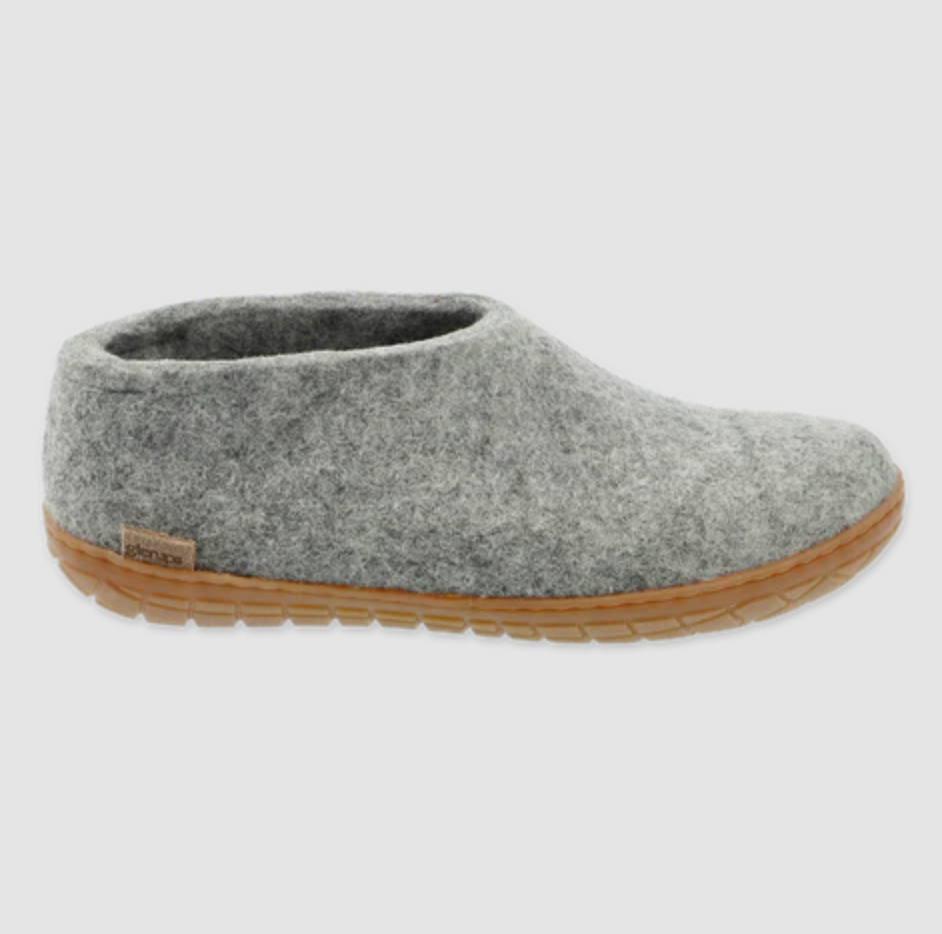 Glerups - Grey Shoe Natural Rubber Sole