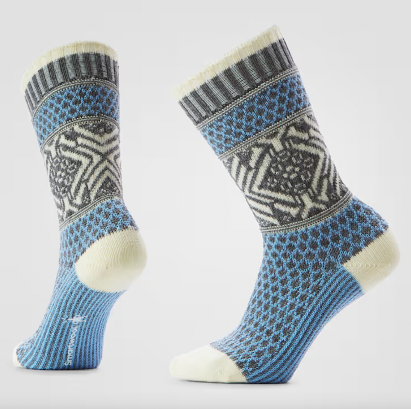 Smartwool - Merino Socks in Grey/Blue Snowflake (Medium)