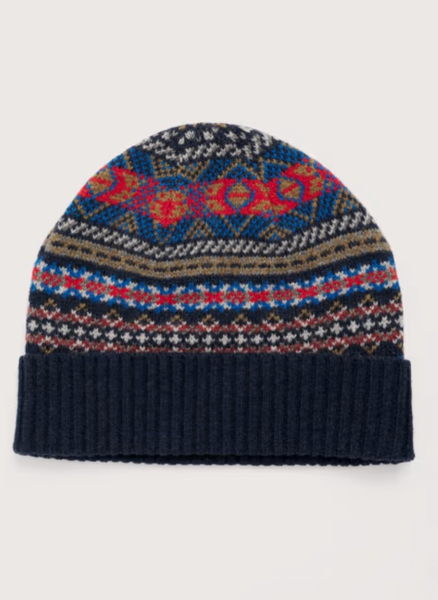 Seasalt - Fairisle Hat in Navy Multi