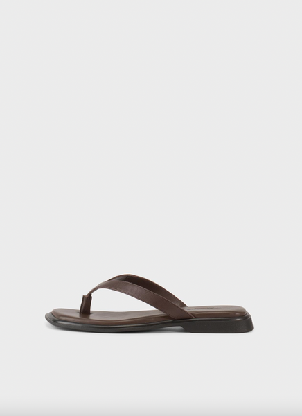 Vagabond Shoemakers - Chocolate Leather Flip Flop