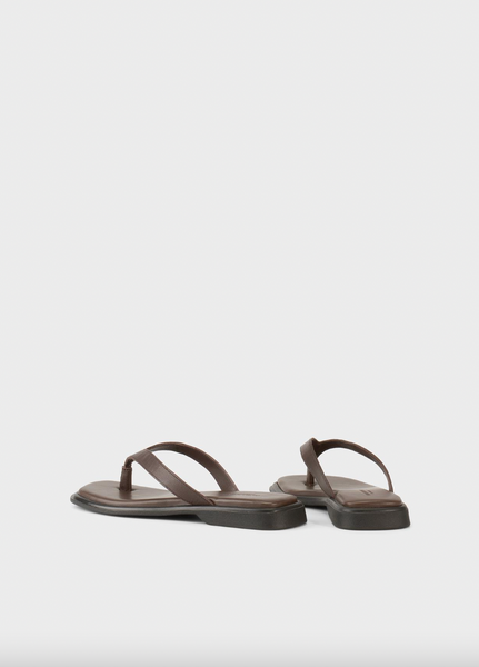 Vagabond Shoemakers - Chocolate Leather Flip Flop