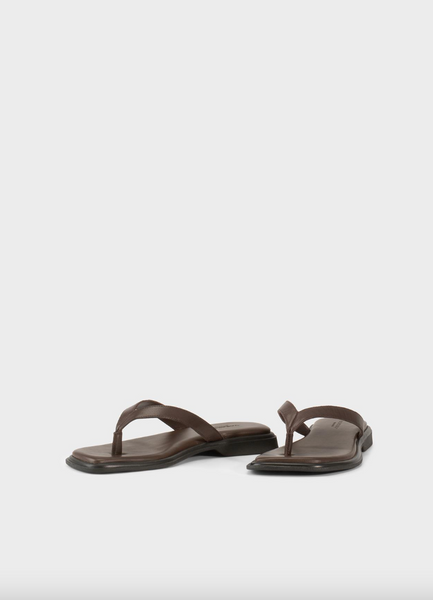 Vagabond Shoemakers - Chocolate Leather Flip Flop