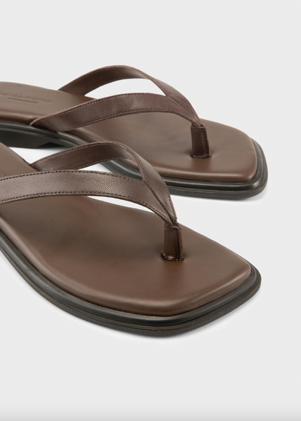 Vagabond Shoemakers - Chocolate Leather Flip Flop