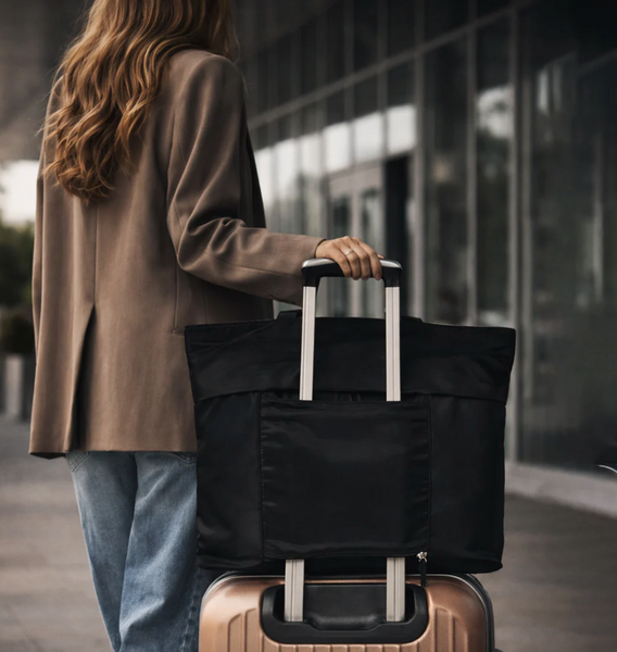 Co-Lab - Travel Tote in Black Nylon