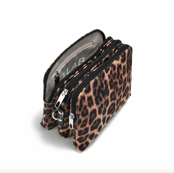 Co-Lab - Square Nylon Crossbody in Leopard