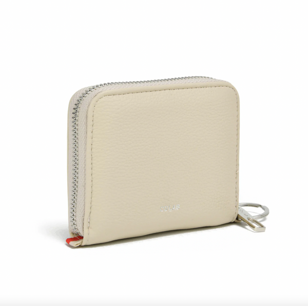 Co-Lab - Small Wallet with Keyring in Bone