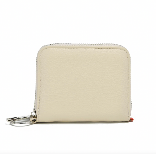 Co-Lab - Small Wallet with Keyring in Bone