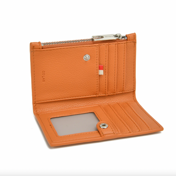 Co-Lab - Slim Card Wallet in Orange Zest