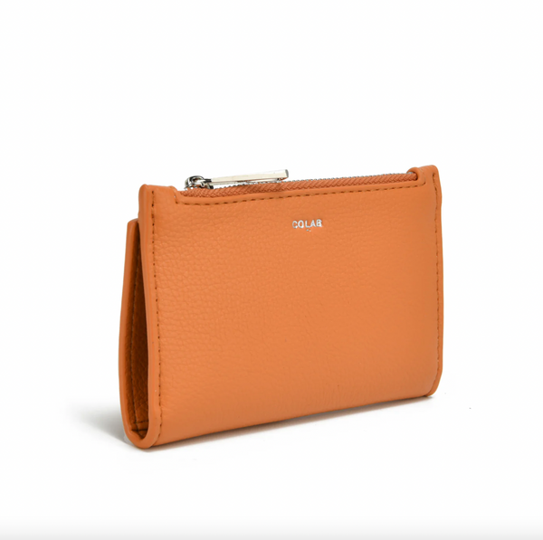 Co-Lab - Slim Card Wallet in Orange Zest