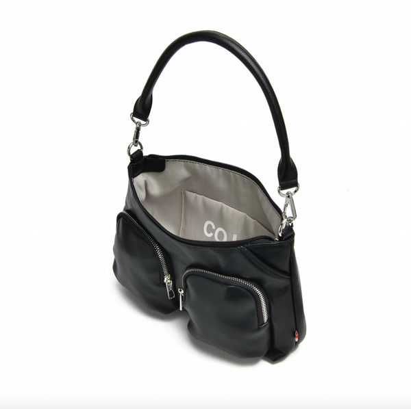 Co-Lab - Two Pocket Bag in Black