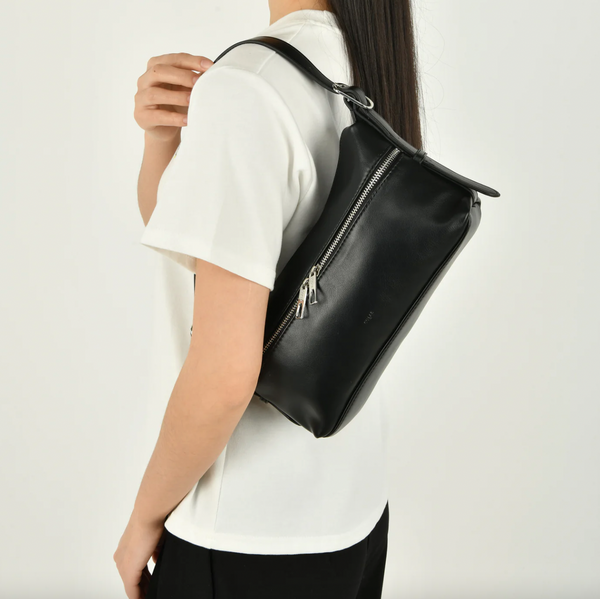 Co-Lab - Small Shoulder Bag in Black