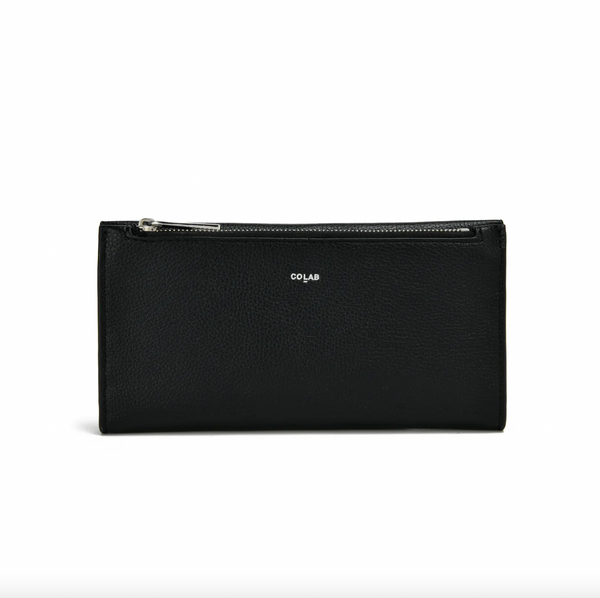 Co-Lab - Slim Long Wallet in Black