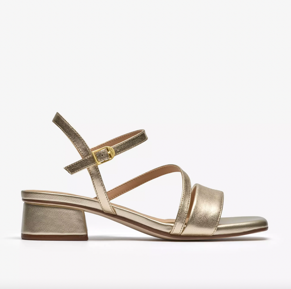Clarks - Strappy Heel in Gold