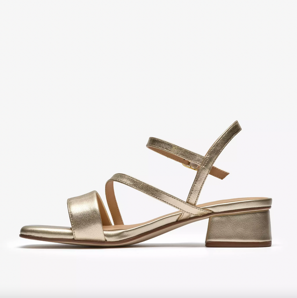 Clarks - Strappy Heel in Gold