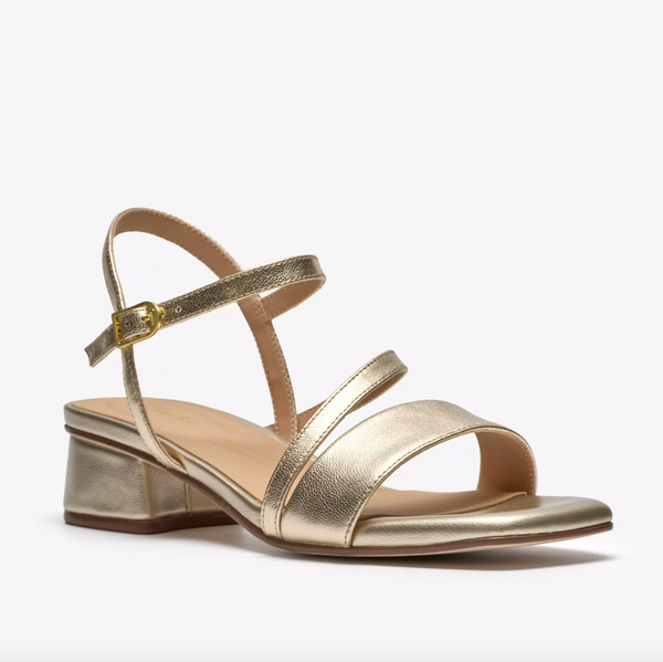 Clarks - Strappy Heel in Gold