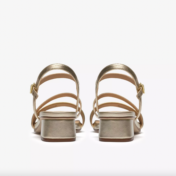 Clarks - Strappy Heel in Gold