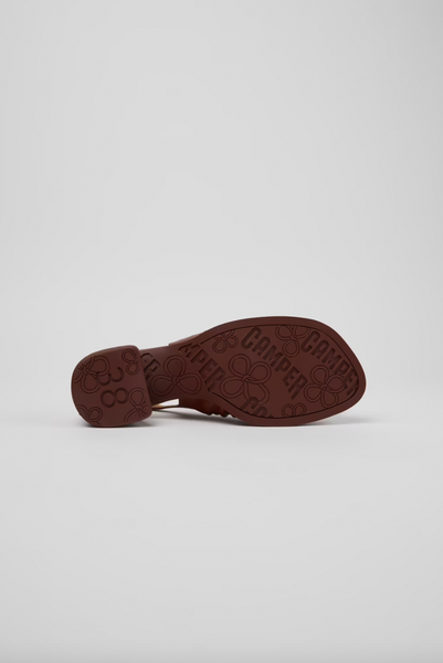 Camper - Ballet Slingback Pump in Burgundy