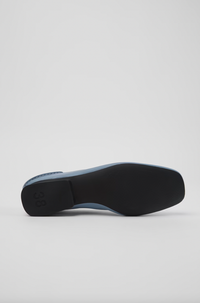 Camper - Ballerina Flat in Blue Leather