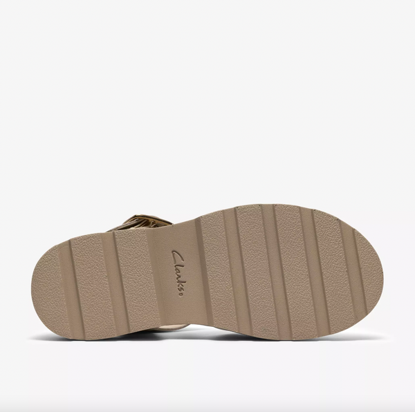 Clarks - Lug Sole Sandal in Cream