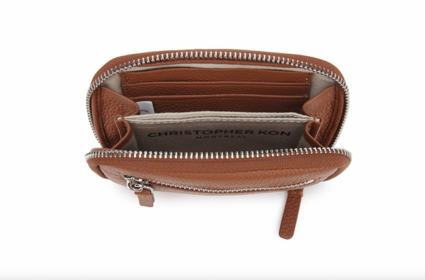 Christopher Kon - Mini World Wallet in Caramel Leather