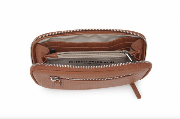 Christopher Kon - World Wallet in Caramel Leather