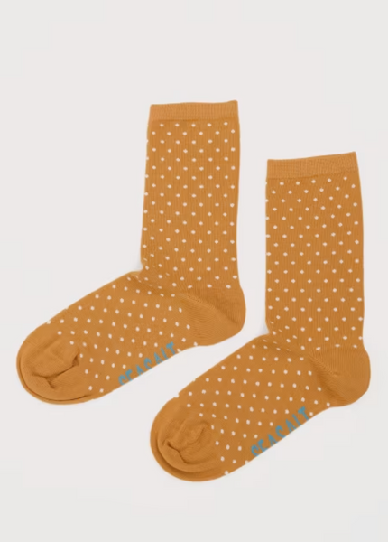 Seasalt Socks - Bamboo Socks in Yellow Dots