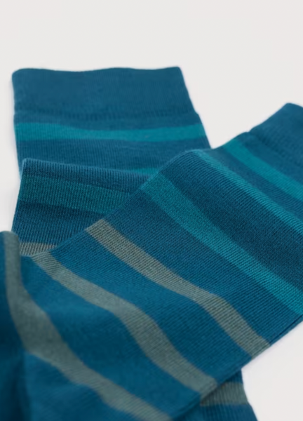Seasalt Socks - Atlantic Stripes Bamboo Socks (Large)