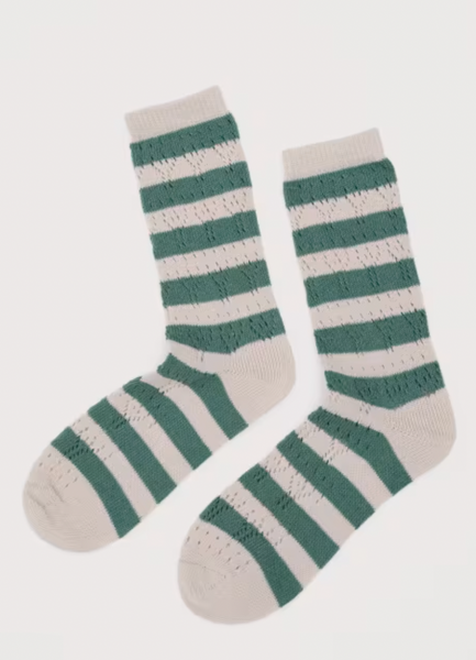 Seasalt Socks - Teal Pointelle Socks
