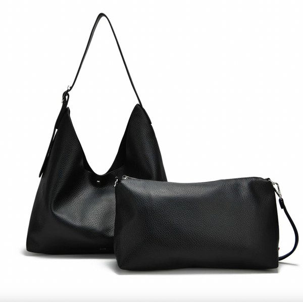 Co-Lab - Slouchy Shoulder Bag with Pouch in Black