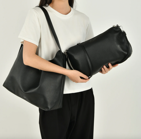Co-Lab - Slouchy Shoulder Bag with Pouch in Black