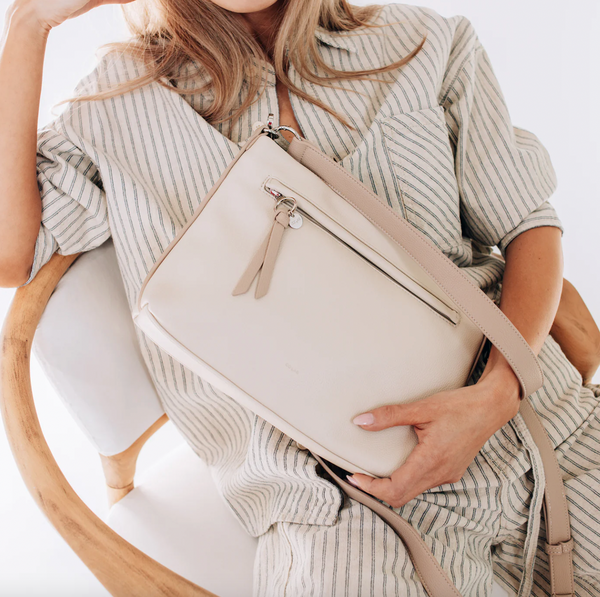 Co-Lab - Crossbody Bag with Edging in Bone