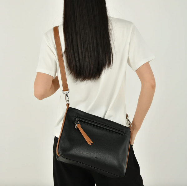 Co-Lab - Crossbody Bag with Edging in Black