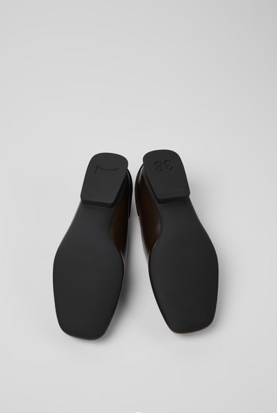 Camper - Ballerina Flat in Brown Leather