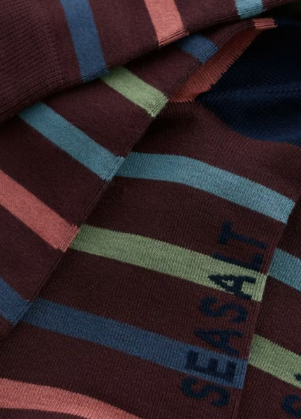 Seasalt Socks - Bamboo Socks in Autumn Stripes (Large)