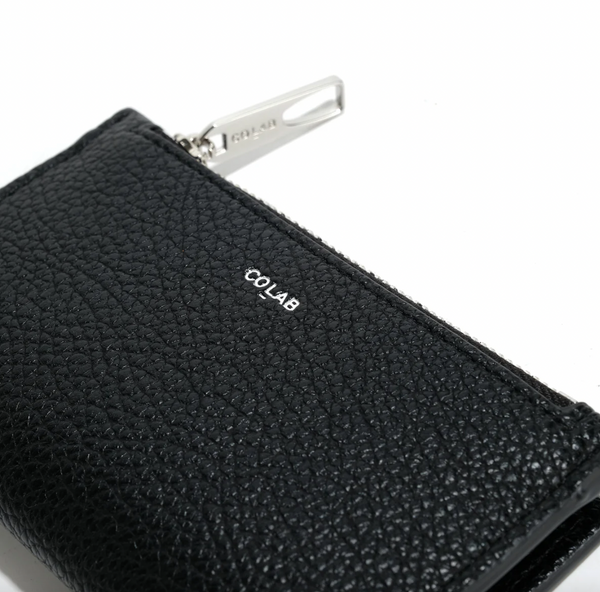 Co-Lab - Mini Card Holder Wallet in Black