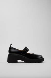 Camper - Platform Mary Jane in Black Leather