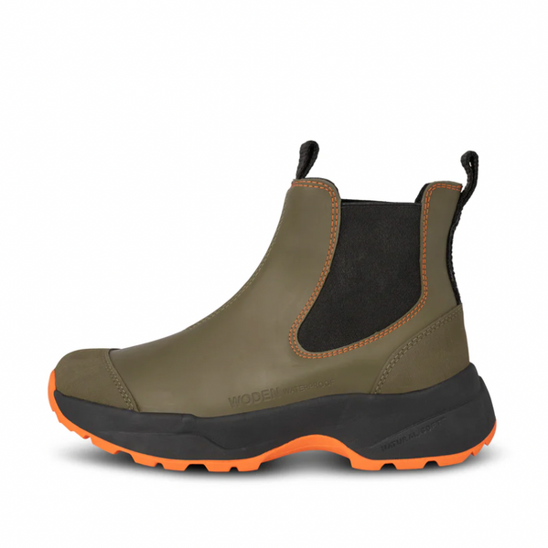 Woden - Waterproof Boot in Olive