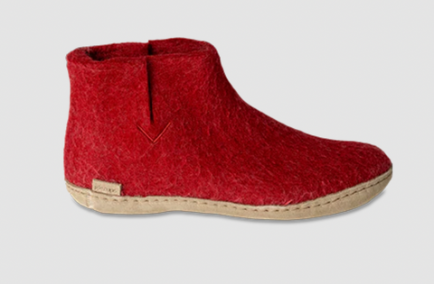 Glerups - Red Boot Leather Sole