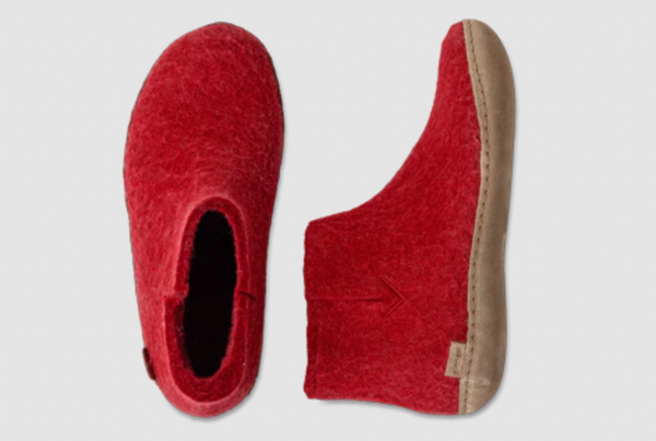 Glerups - Red Boot Leather Sole