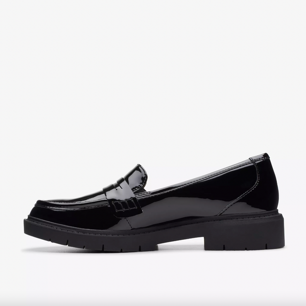 Clarks - Patent Leather Loafer in Black