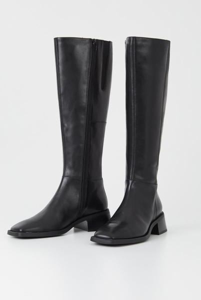 Vagabond - Tall Boot in Black Leather