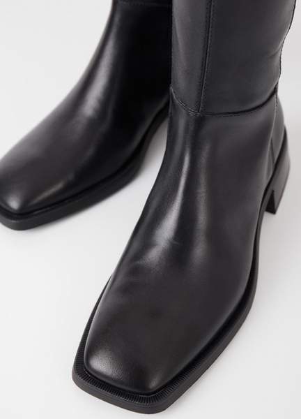 Vagabond - Tall Boot in Black Leather