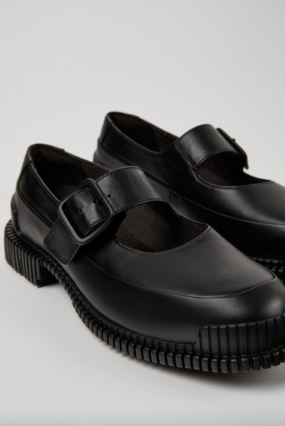 Camper - Lightweight Leather Mary Janes with Sporty Sole
