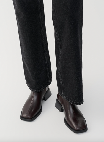 Vagabond Shoemakers - Blanca Short Boot in Chocolate Leather