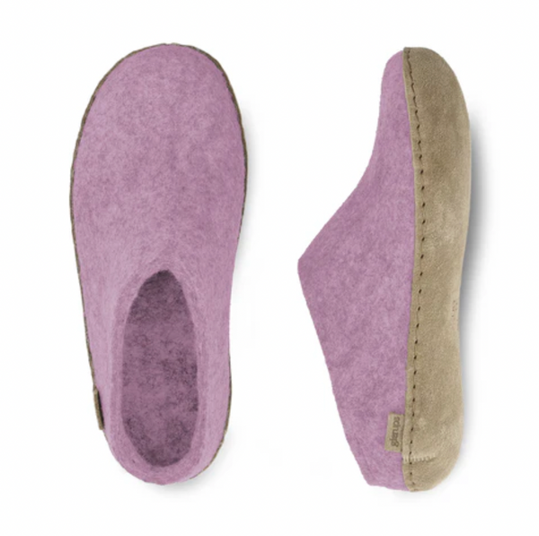 Glerups - Flower Open Heel Leather Sole