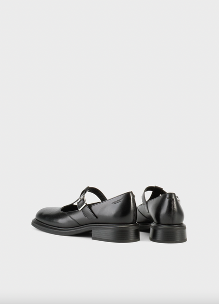 Vagabond Shoemakers -  T-Strap Mary Jane in Black Leather