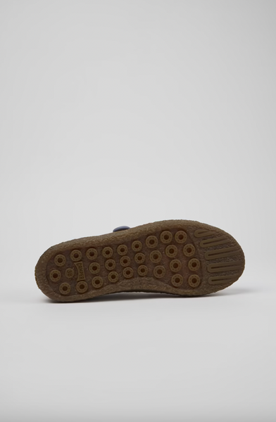 Camper - Mary Janes with Gum Sole in Tan Suede